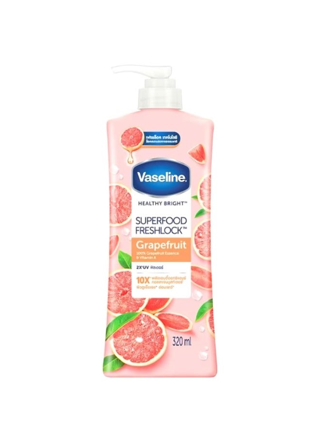 Vaseline Superfood Freshlock Grapefruit Lotion 320ml - Image 1